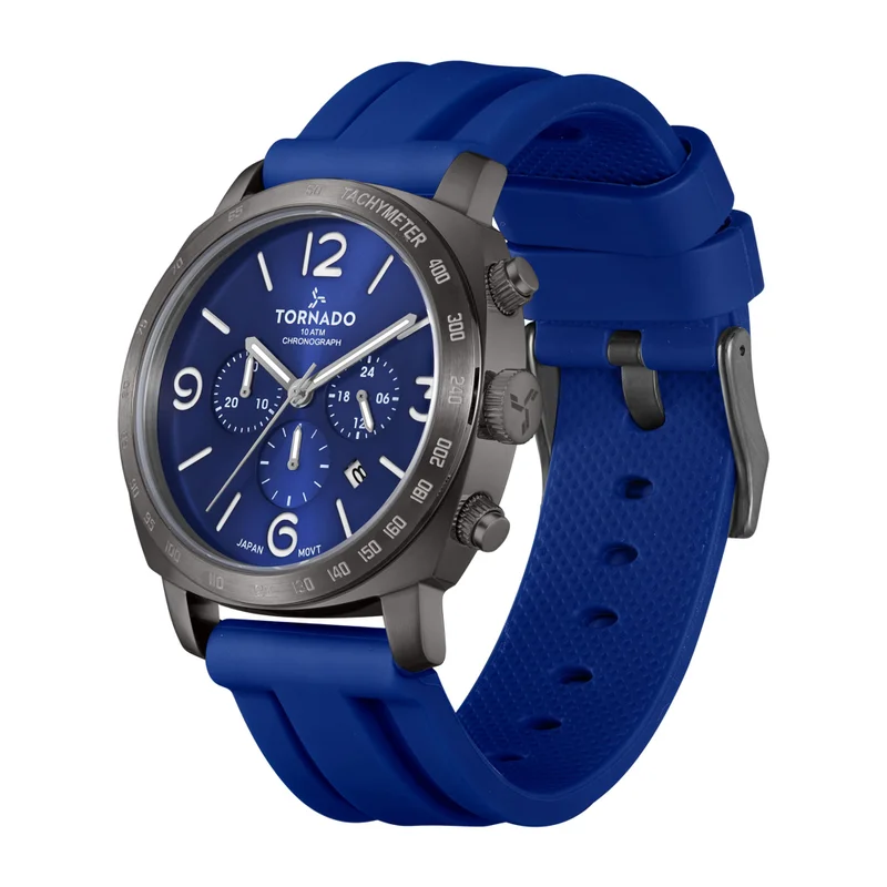 TORNADO Men's High Quality Flexible And Durable Silicone Analog Watch T9102-XSNN - 43 mm